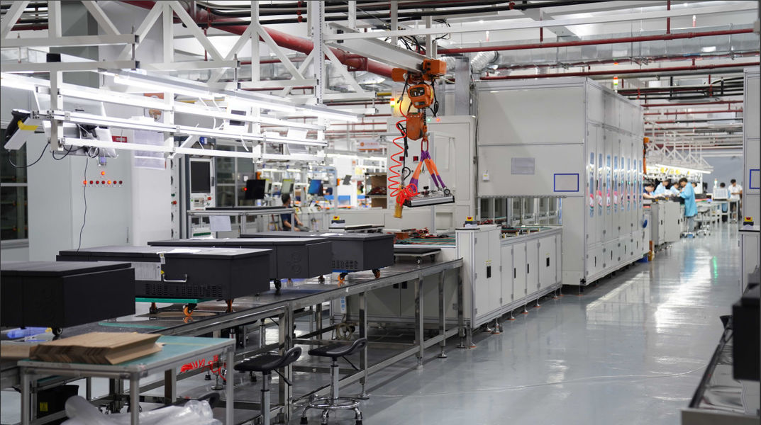 Shenzhen Resun energy Technology Co., Ltd linea di produzione del fabbricante